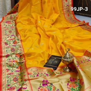 Semi Katan Paithani Silk Saree