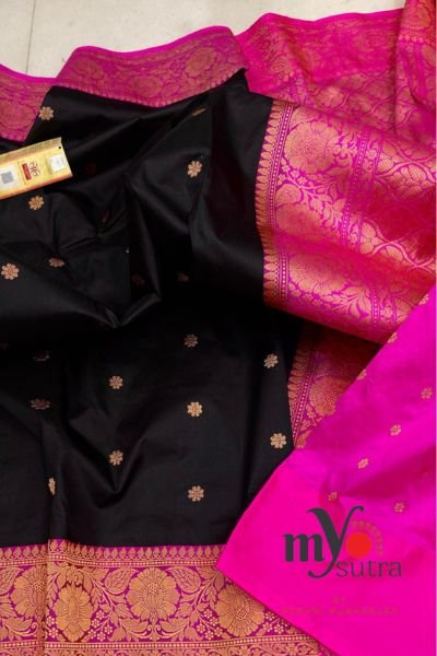 Exclusive Katan Banarasi Silk Saree – Pure Silk Mark Certified Handwoven Luxury Saree