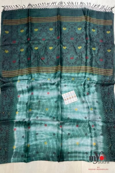 Gachi Tussar Jamdani Silk Saree – Silk Mark Certified