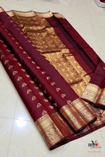 Pure Kanchipuram Silk Saree – Silk Mark Certified Designer Saree - Image 3
