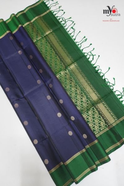 Pure Handloom Kanchipuram Silk Saree - Image 3