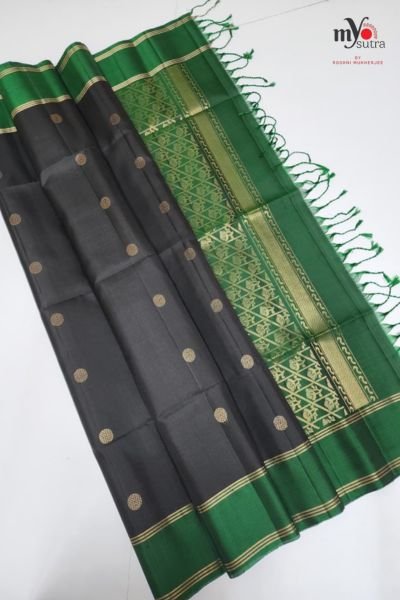 Pure Handloom Kanchipuram Silk Saree - Image 4