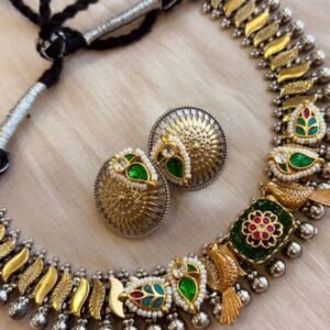 Handmade Fusion Necklace – Designer Statement Jewellery